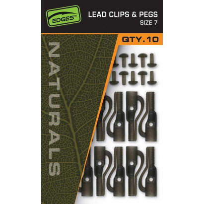 Naturals Size 7 Lead Clips & pegs