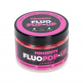 Plovoucí fluo boilie 150ml - Jahoda 14mm