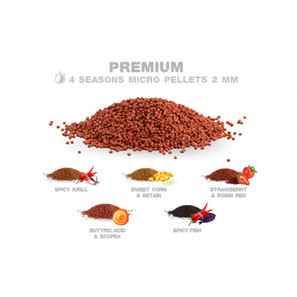 Zfish Mikro Pelety Premium Feeder Pellets 2 mm 700 g