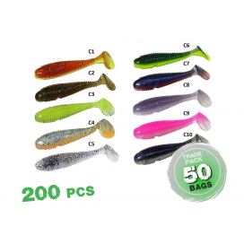 ZFISH Trade Pack Worm Shad 9,5cm 50bal/200ks