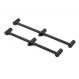 Black Label Slim Adjustable 2 Rod Buzz Bars (110mm - 125mm)