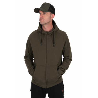 Fox Mikina Collection Lightweight Hoodie Green Black