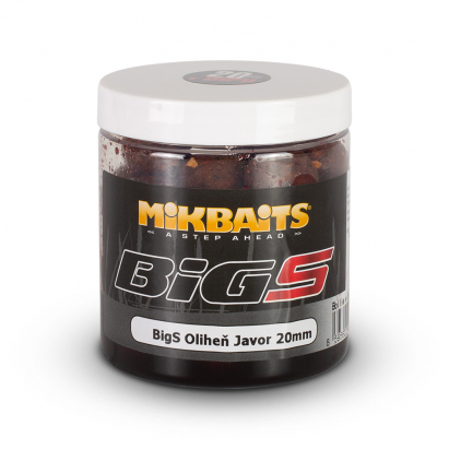 Mikbaits Boilie v Dipu BigS Oliheň Javor 250ml