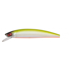 Wobler Arrow Minnow - 9 cm/9,2 g/plovoucí/fluo zeleno-bílá