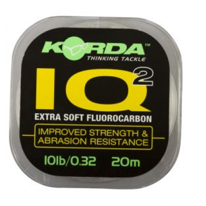 Korda Vlasec IQ Extra Soft Fluorocarbon Hooklink 20lb