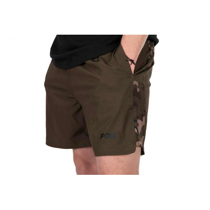 Fox Koupací Kraťasy Khaki Camo LW Swim Shorts