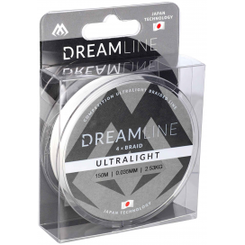 Mikado Pletená Šňůra Dreamline Ultralight 0.035mm/2.53kg/150m Bílá 1 Cívka