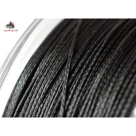 Hell-Cat Splétaná šňůra Round Braid Power Black 1000m|0,60mm (75,0kg)