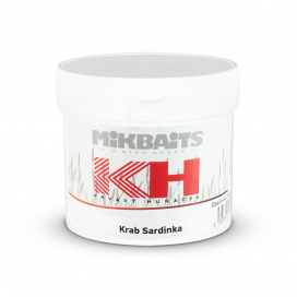 Mikbaits Krvavý Huňáček těsto 200g - Krab Sardinka