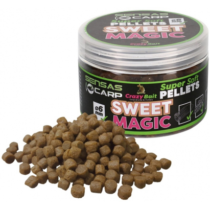 Sensas Pelety Super Soft Sweet Magic ryba 60g 6mm