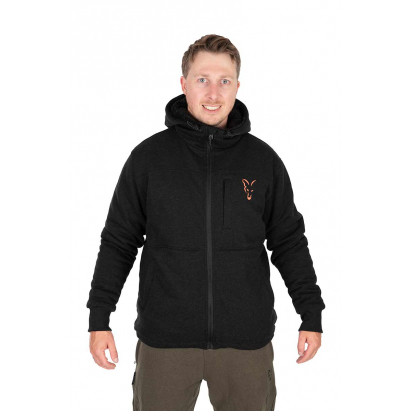 Fox Bunda Collection Sherpa Jacket Black Orange