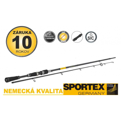 Přívlačové pruty SPORTEX Black Pearl GT-3 2-díl 210cm 20g baitcast