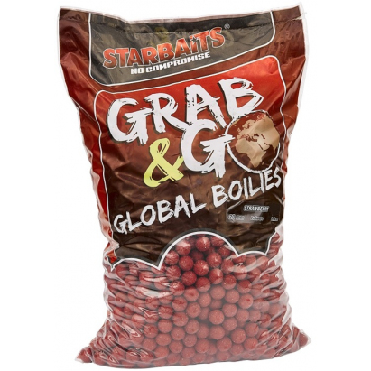 Starbaits Boilies Global Strawberry Jam 5kg 20mm