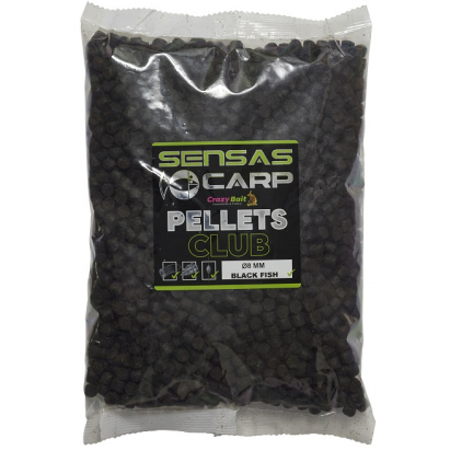 Sensas Pelety Club Black Fish 1kg 