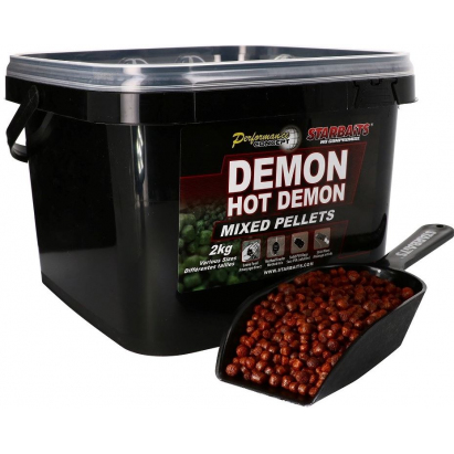 Starbaits Pelety Hot Demon Mixed Pellets 2kg