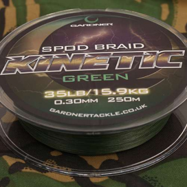 Gardner Splétaná šňůra Kinetic Spod Braid, 250m, 35lb (15.9kg) 0.36mm