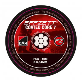 Effzett Lanko Coated Core7 Steeltrace Black 7kg 10m