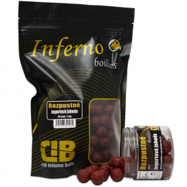 Carp Inferno Boilies Rozpustné Nutra Line Jogurtová Jahoda 20mm 300ml