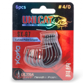 Uni Cat háček Kona SX-67 Curved Point Gripper 3/0, 6ks