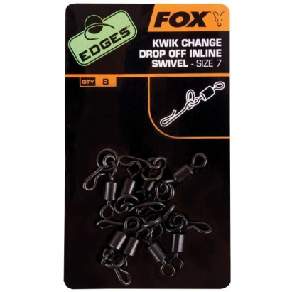 Fox Rychloobratlík Edges Kwik Change Inline Swivel vel.7 8ks