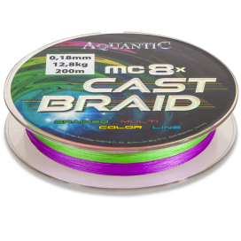 Aquantic šňůra MC-8x Cast Braid 0,13mm 200m