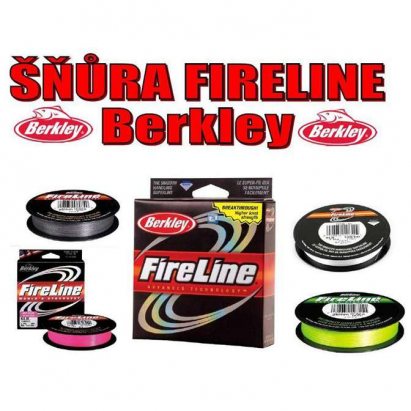 Rybářská pletená šňůra Berkley Fireline - šedá