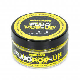 Mikbaits Mini Plovoucí fluo boilie 100ml - Ananas N-BA 10mm