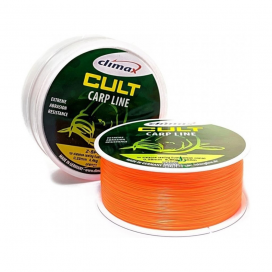 CLIMAX silon CULT Carp Line 600m Fluo-Orange Průměr: 0,34mm nosnost: 9kg