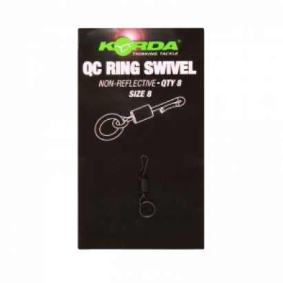 Korda Obratlík S Kroužkem Kwik Change Swivel vel. 8 - balení 8ks