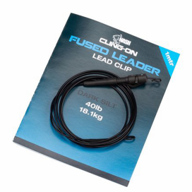 Nash Montáž Fused Lead Clip Leader Weed 1 m