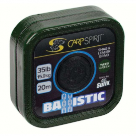 Carp Spirit Ballistic Braided Leader Camo Green 20m 25lb