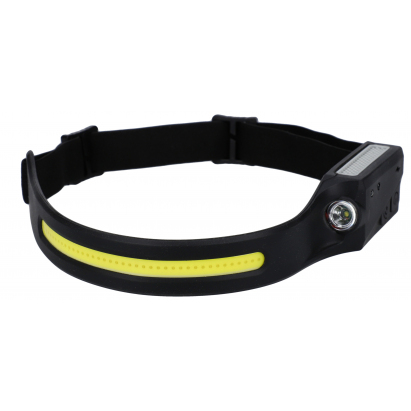 Mikado Čelovka Light Head Torch Led Strip 350 Lum + sensor pohybu