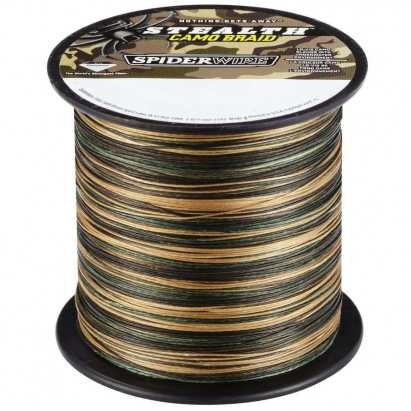 Rybářská pletená šňůra Spiderwire 0,12mm 7,1 kg camou 1m