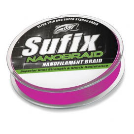 Sufix Nano Braid 100 m/0,04 mm/2,8 kg růžová