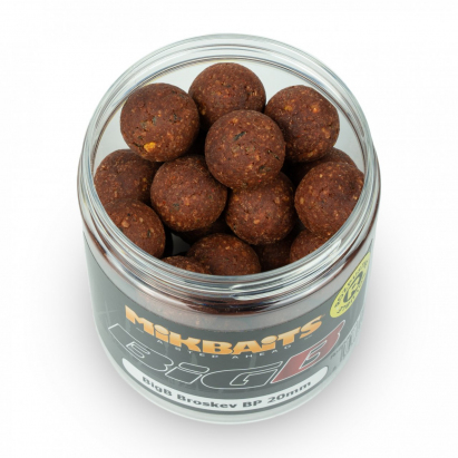 Mikbaits BiG boilie rozpustné 250ml - BigB Broskev Black pepper 24mm