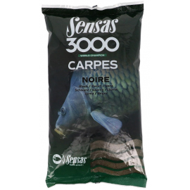 Sensas Krmení 3000 Carpes Noir 1kg