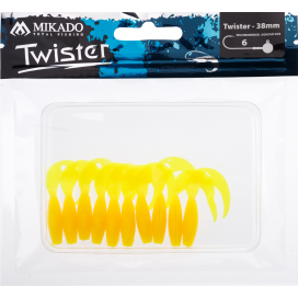 Mikado Twister 38mm Yellow 10Ks