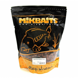 Mikbaits Pelety 1kg - Red fish Halibut medium 14mm