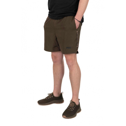 Fox Koupací Kraťasy Khaki Camo LW Swim Shorts