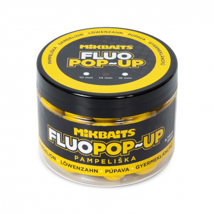 Mikbaits Plovoucí Fluo Boilie 150ml 14mm