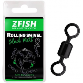 Zfish Obratlík Rolling Swivel Black Matt Vel 8 Nosnost 28 kg