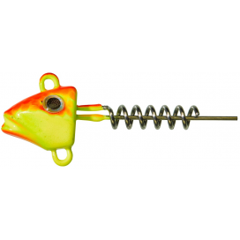 Jig hlavička G Fish Screw Orange/Fluo Yellow 7g (3ks)