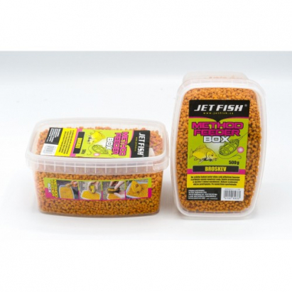 Jet fish Feeder method box 500g broskev