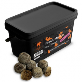 Mastodont Baits Boilies Black Mamba 1 kg 36 mm "HARD & LIGHT EDITION"