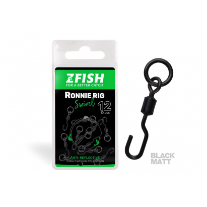 ZFISH Obratlík Ronnie Rig Swivel Matt vel.12