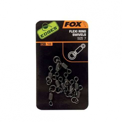 Fox Obratlík Edges Flexi Ring Swivels vel.7 10ks