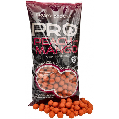 Boilies Pro Peach & Mango 2kg 14mm