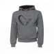 Savage Gear Mikina Junior Jaw Hoodie Grey Melange 12-14 let