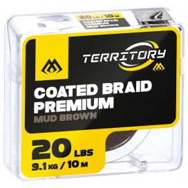 Mikado Pletená Návazcový Coated Braid Premium Tmavě Hnědá 30lbs/10m 1 Ks