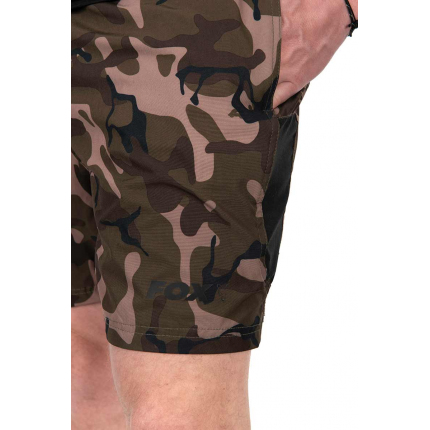 Fox Koupací Kraťasy Black Camo LW Swim Shorts